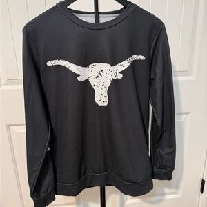 Black Long Sleeve with Texas Longhorns logo